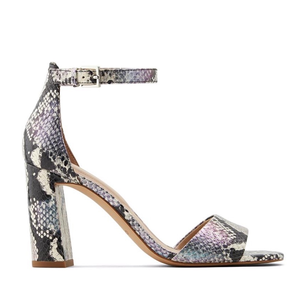 Aldo Uniolia block heel sandal - snake print